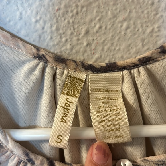 Japna snakeskin print blouse size small - Picture 3 of 4